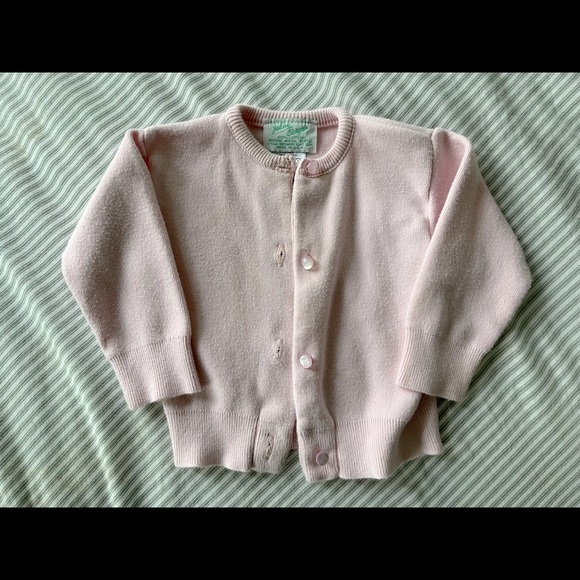 VGUC JULIUS BERGER COTTON CARDIGAN - NB - Picture 1 of 2
